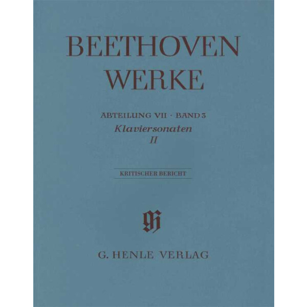 Beethoven Werke Abteilung 7 Band 3