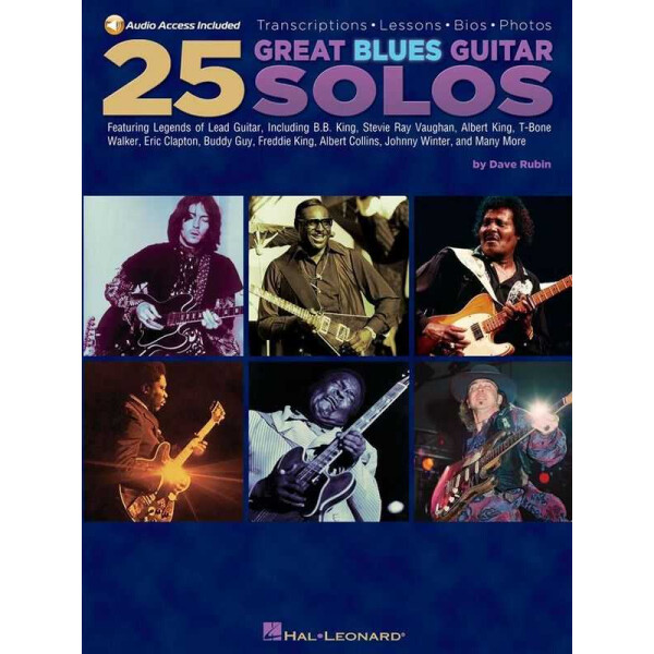 25 great Blues Guitar Solos (+CD):