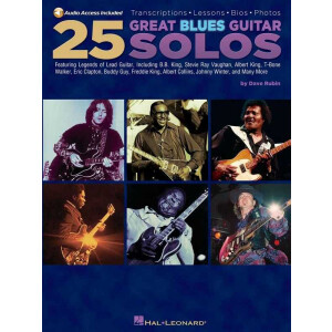 25 great Blues Guitar Solos (+CD):