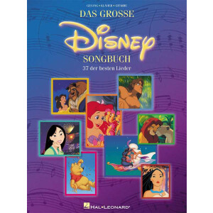 Das große Disney Songbuch: 37 der besten Lieder