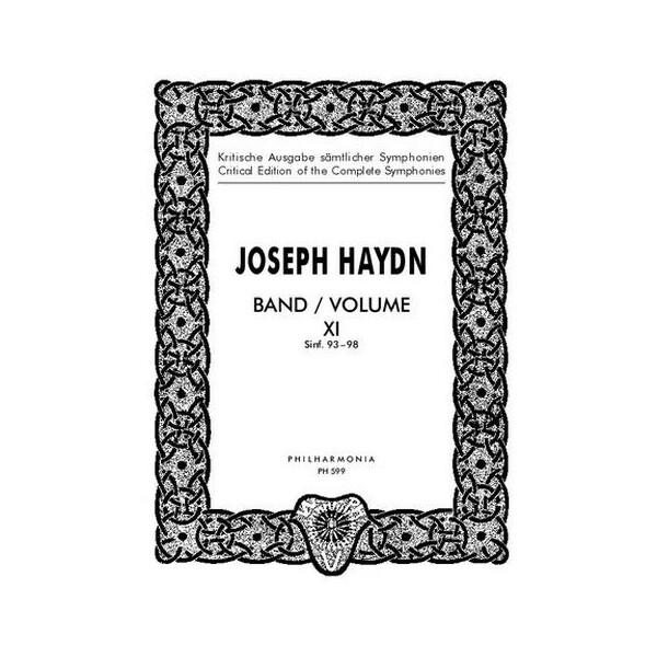 Kritische Ausgabe sämtlicher Sinfonien Band 11 (Nr. 93-98)