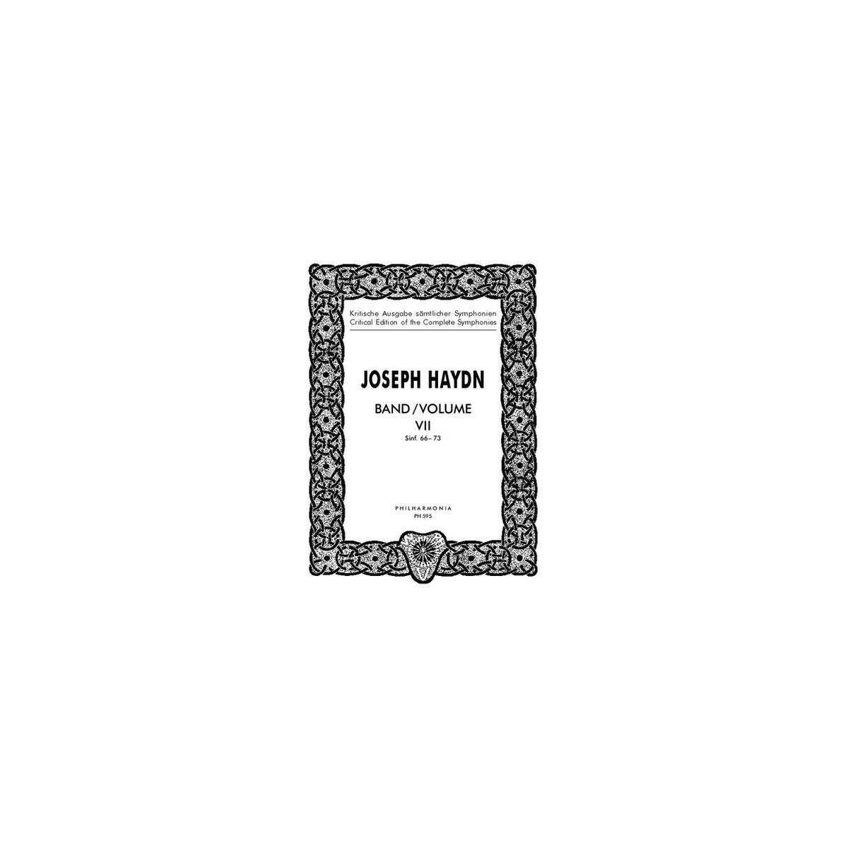 Kritische Ausgabe sämtlicher Sinfonien Band 7 (Nr. 66-7