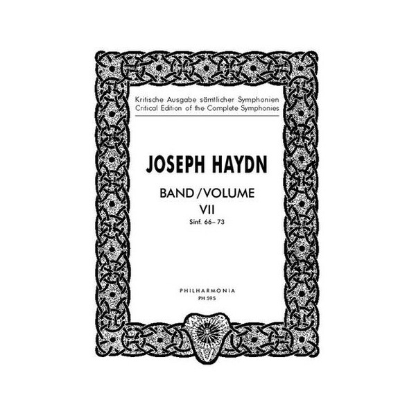 Kritische Ausgabe sämtlicher Sinfonien Band 7 (Nr. 66-73)