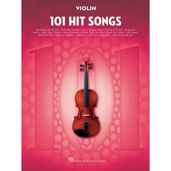 101 Hit Songs for violin