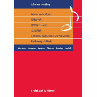 Wörterbuch Musik (sechssprachig)