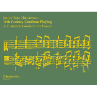 18th century continuo playing a historical