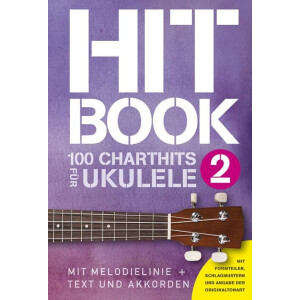 Hitbook Band 2 - 100 Chart Hits für Ukulele
