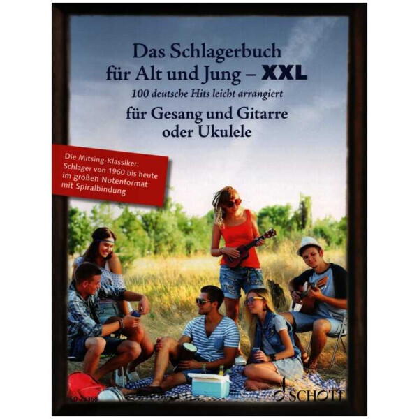 Das Schlagerbuch für Alt und Jung XXL für Gesang und Gitarre (Ukulele)