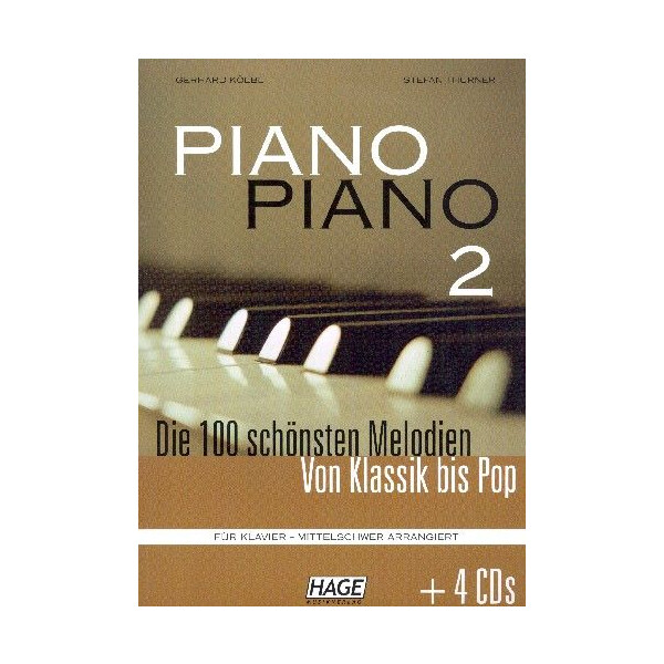 Piano Piano Band 2 - mittelschwer (+4 CDs):