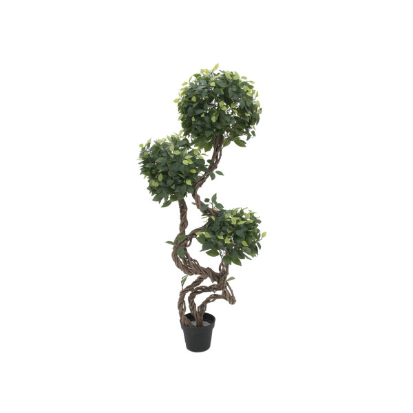 Europalms Ficus Multi Spiralstamm, Kunstpflanze, 160cm