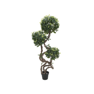 Europalms Ficus Multi Spiralstamm, Kunstpflanze, 160cm