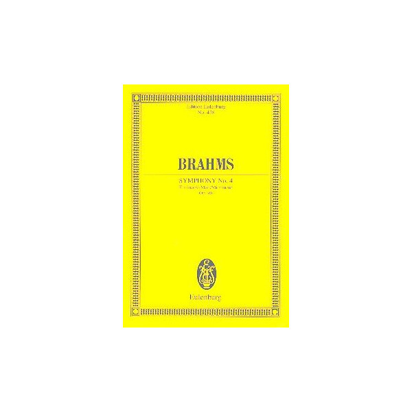 Sinfonie e-Moll Nr.4 op.98 für Orchester