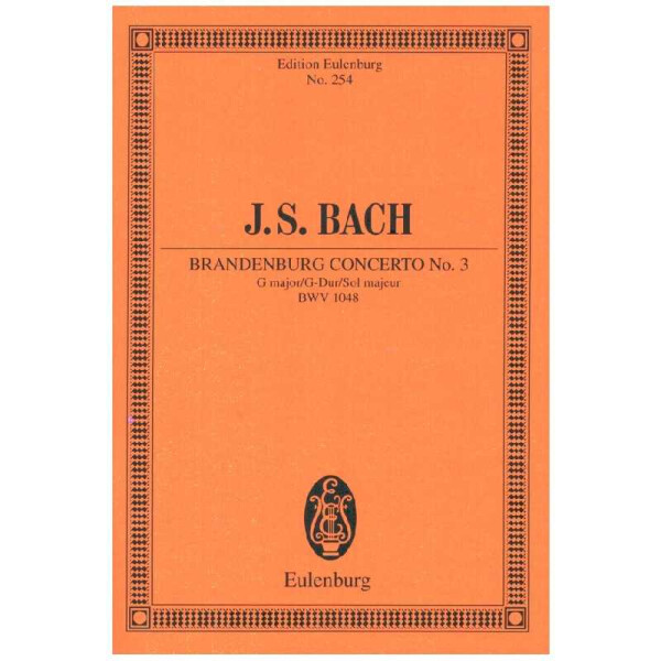 Brandenburgisches Konzert Nr.3 G-Dur BWV1048