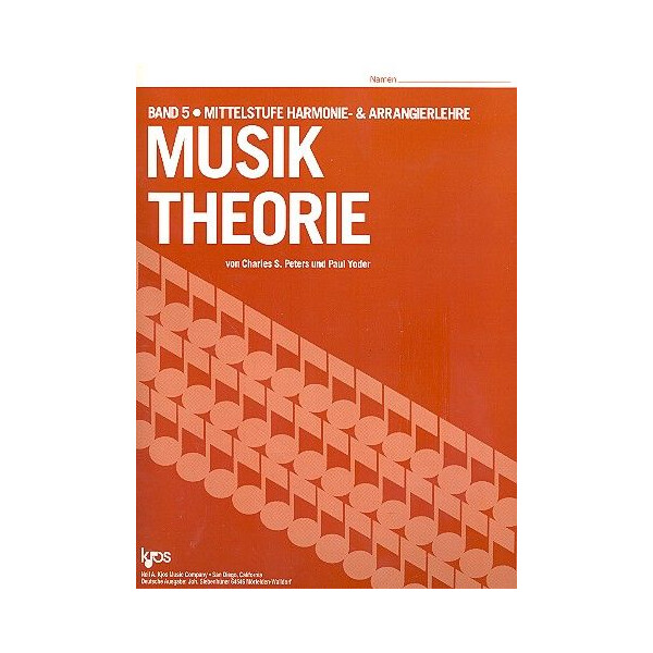 Musiktheorie Band 5 Mittelstufe
