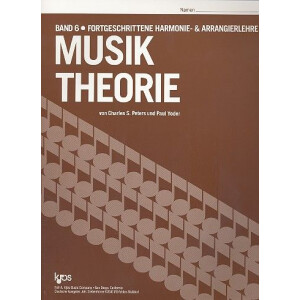 Musiktheorie Band 6 Ein Arbeitsbuch