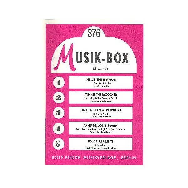 Musik-Box 376: Album für Gesang und