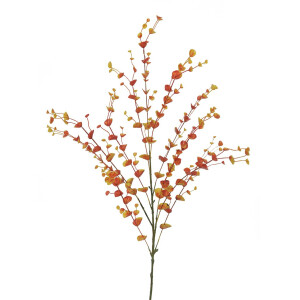 Europalms Eukalyptuszweig, künstlich, orange, 110cm