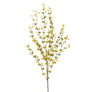 Europalms Eukalyptuszweig, künstlich, gelb-grün, 110cm