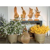 Europalms Forsythienbusch, künstlich, 60cm