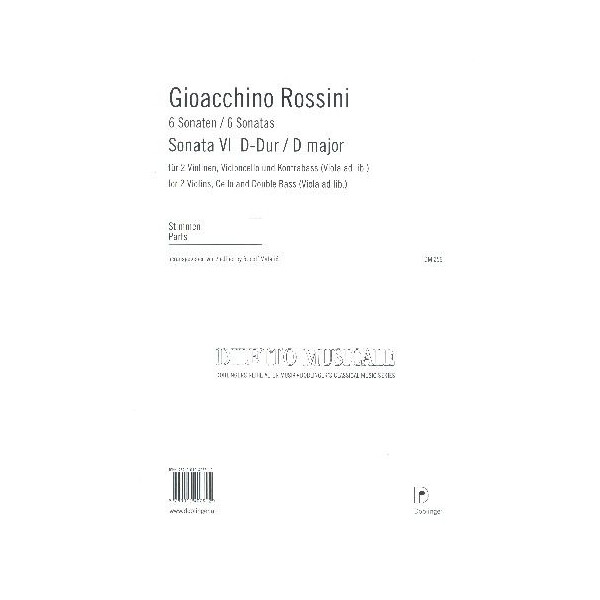 Sonate D-Dur Nr.6
