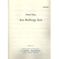 Aus Holbergs Zeit op.40