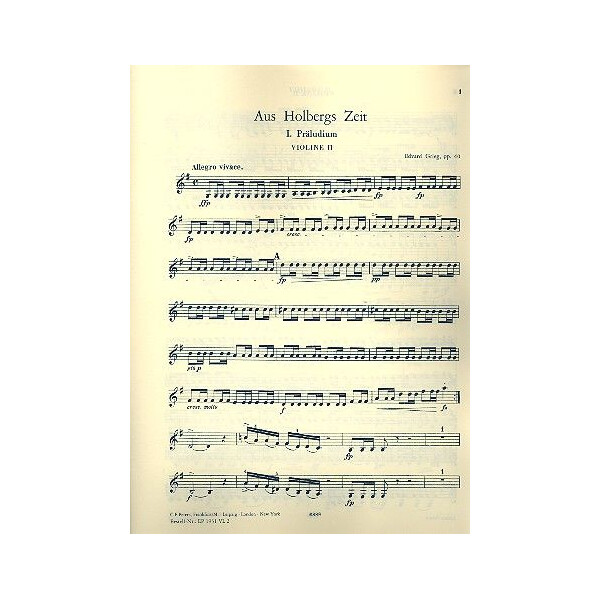 Aus Holbergs Zeit op.40