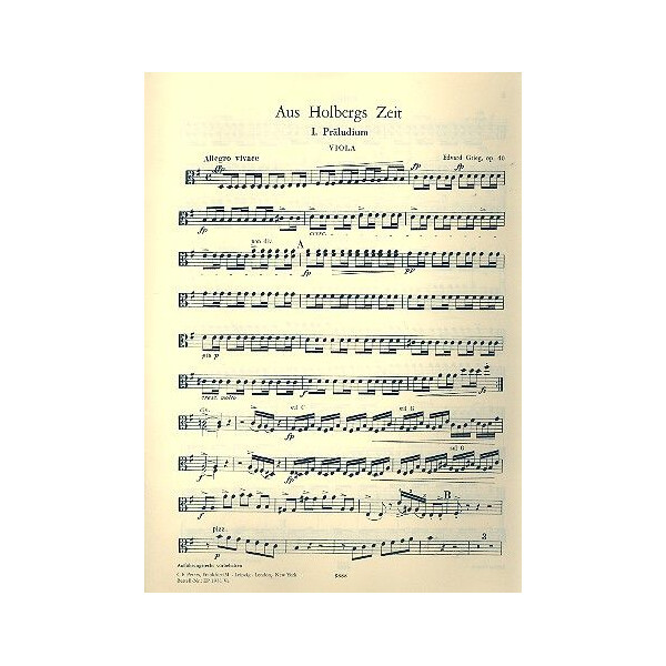 Aus Holbergs Zeit op.40