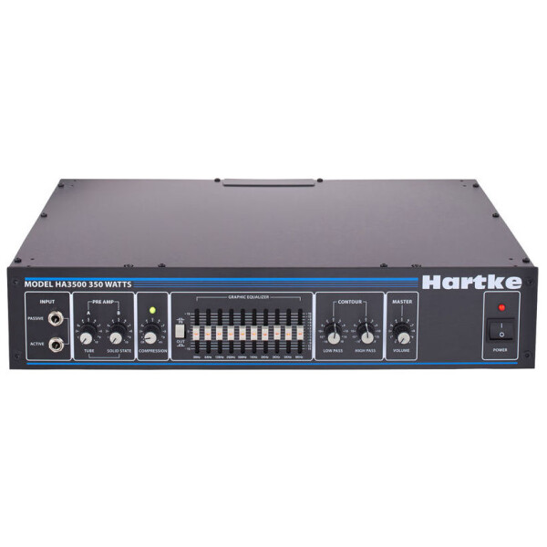 Hartke Topteil für E-Bass HA3500, 350W, 10-Band-EQ, Kompressor