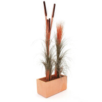 Europalms reed grass, artificial, light brown, 127cm
