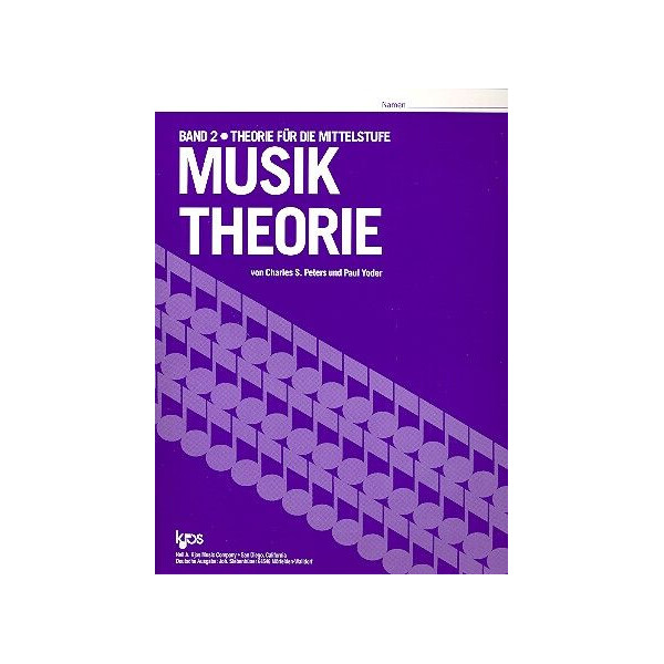 Musiktheorie Band 2 Ein Arbeitsbuch für Fortgeschrittene