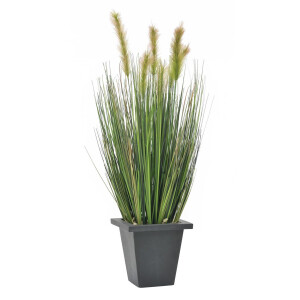 Europalms moor grass in a decorative pot, artificial, 60cm