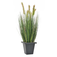 Europalms moor grass in a decorative pot, artificial, 60cm