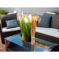 Europalms feather grass, artificial, white, 60cm