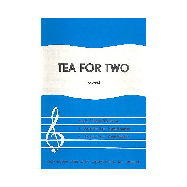 Tea for Two: Einzelausgabe (dt/en)