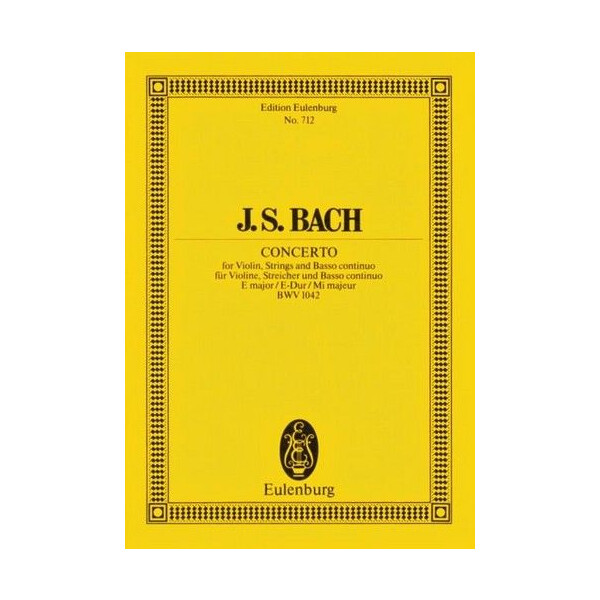 Konzert E-Dur BWV1042