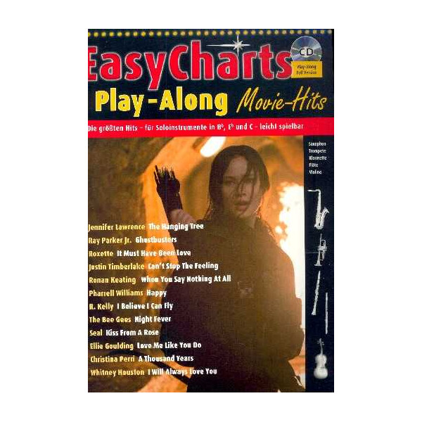 Easy Charts Playalong - Movie Hits (+CD):