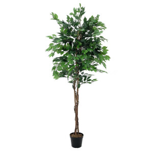 Europalms Ficus-Benjamini Multi-Stamm, Kunstpflanze, 210cm