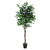 Europalms Ficus-Benjamini Multi-Stamm, Kunstpflanze, 210cm