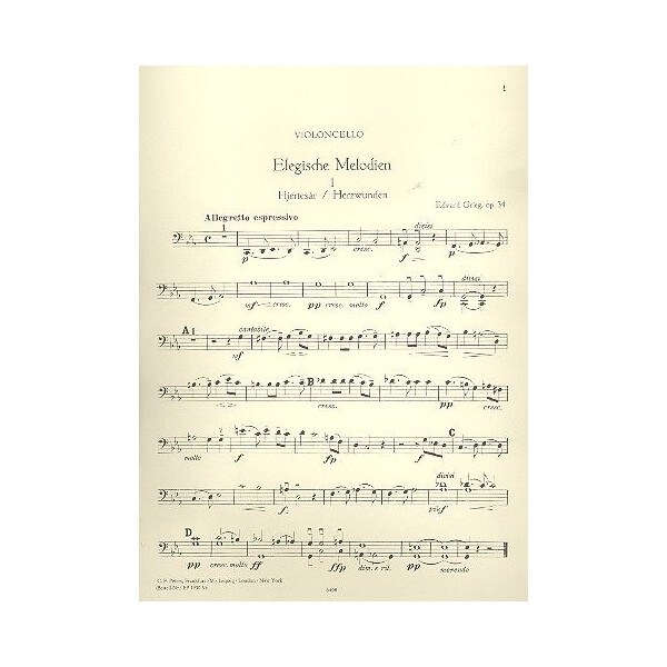 Elegische Melodien op.34