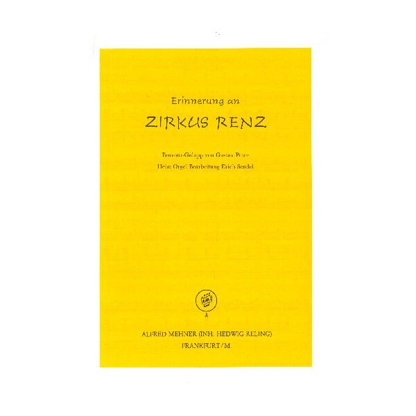 Erinnerung an Zirkus Renz