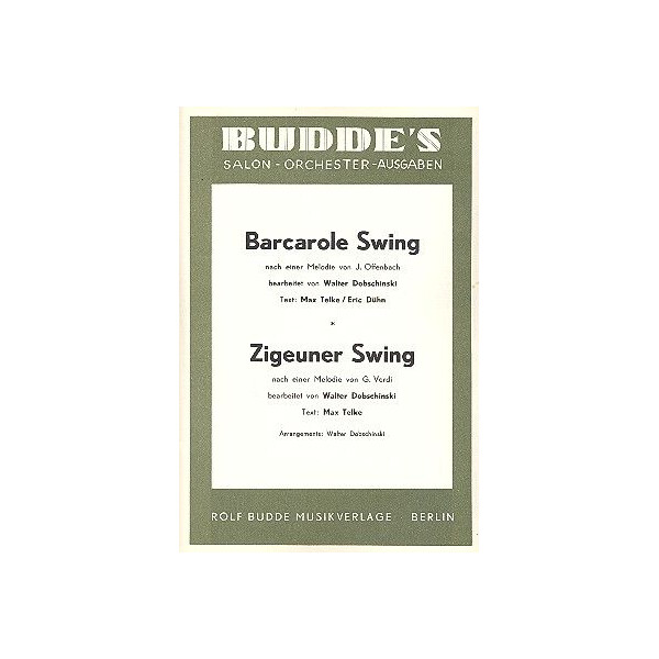 Barcarole Swing nach Offenbach und