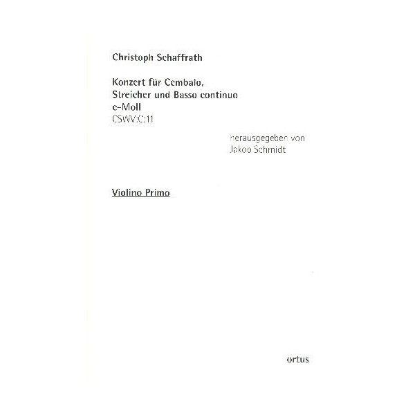 Konzert c-Moll CSWV:C:11