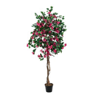 Europalms Bougainvillea, Kunstpflanze, rot, 150cm