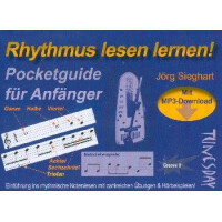 Pocketguide Rhythmus lesen lernen für Anfänger (+MP3-Download)
