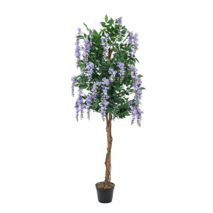 Europalms Goldregenbaum, Kunstpflanze, violett, 150cm