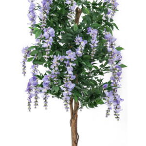 Europalms Goldregenbaum, Kunstpflanze, violett, 150cm