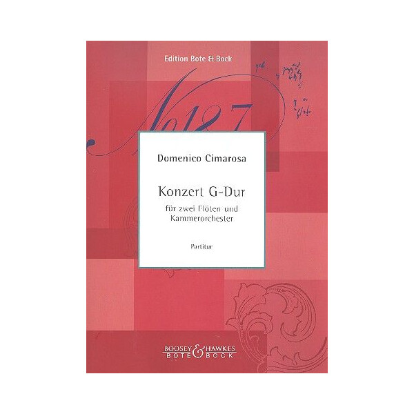 Konzert G-Dur für 2 Flöten und