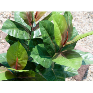 Europalms rubber tree, artificial plant, 100cm