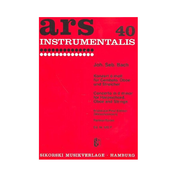 Konzert d-Moll BWV1059 für