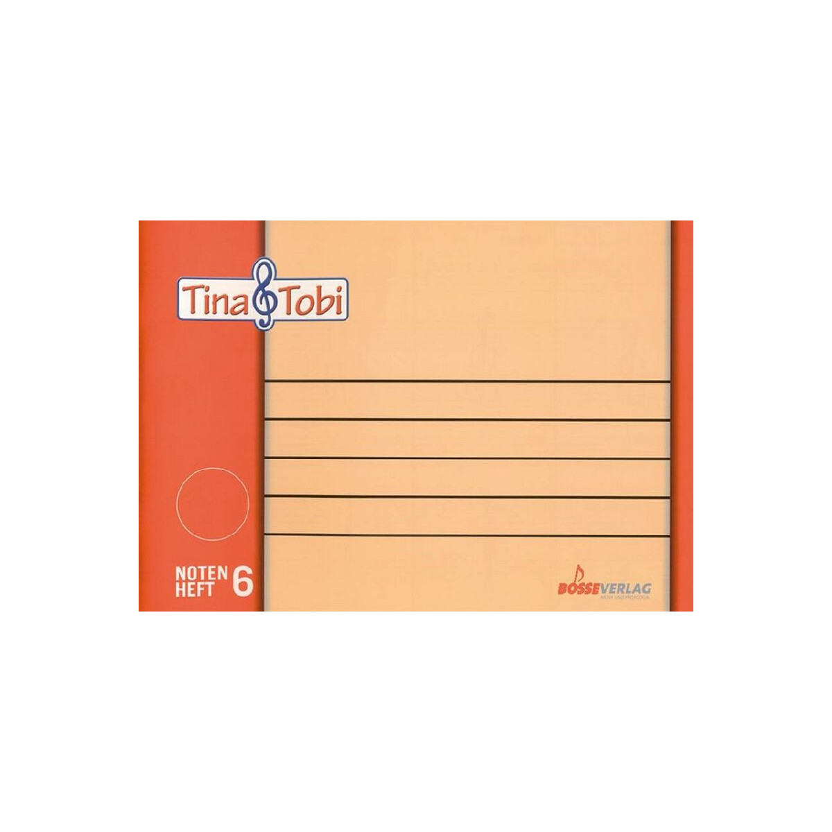 Tina und Tobi Notenheft 6 (6 Systeme)